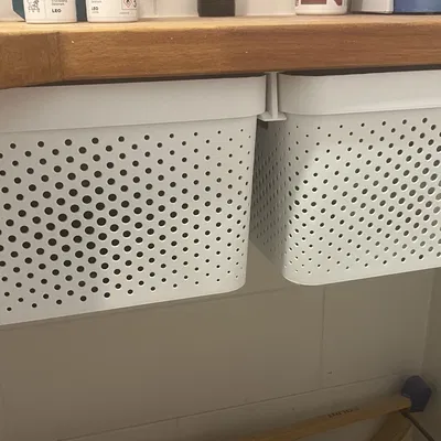 Ray gắn dưới bàn cho hộp CURVER INFINITY 11L/17L (trái/phải/giữa)