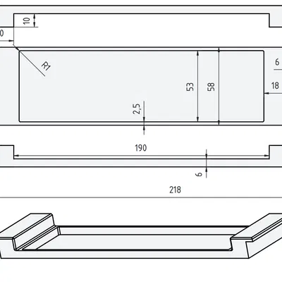 Viền mặt dưỡng radio 1DIN cho Audi A3 8L (~2000)