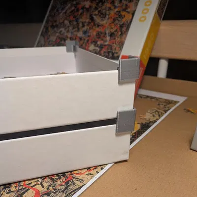 Khay IKEA đựng giấy thành khay phân loại mảnh ghép puzzle có thể xếp chồng