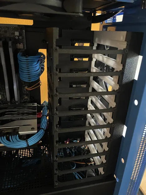 Khay HDD hot swappable (hot swappable HDD cage) dùng SATA panel mount - Image 7