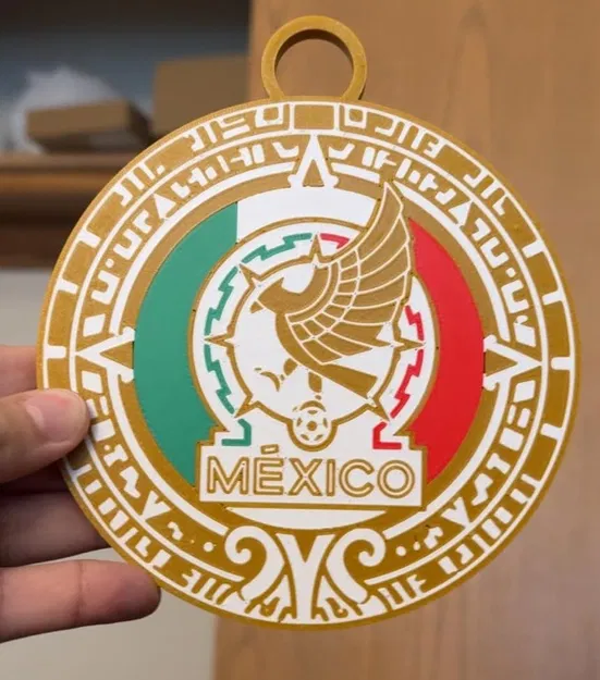 Mexico World Cup Hype Chain – Dây chuyền Hype in 3D đa màu - Image 2