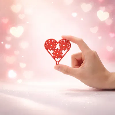 Heart Fidget – Fidget Toy hình trái tim cơ cấu bánh răng