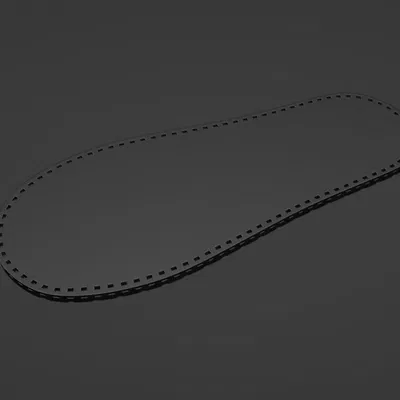 Đế giày móc len (Crochet sole)