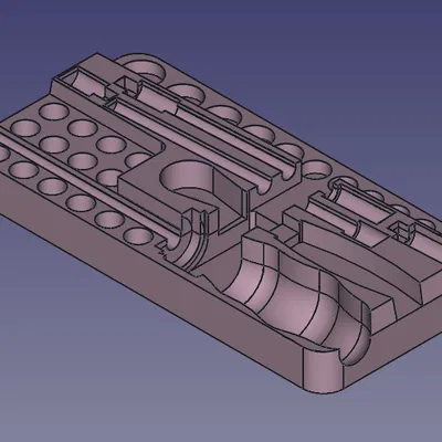 Würth Ratschenkasten Inlay (Khay/đệm lót cho hộp cần siết Würth)