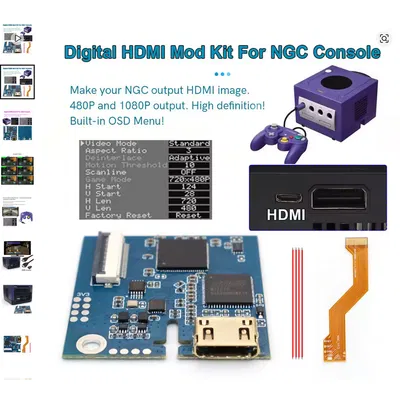 Giá đỡ gắn chip HDMI cho GameCube DOL-101