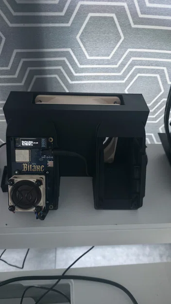 Bitaxe Duo 120 fan – Enclosure quạt 120mm cho 2 Bitaxe - Image 1