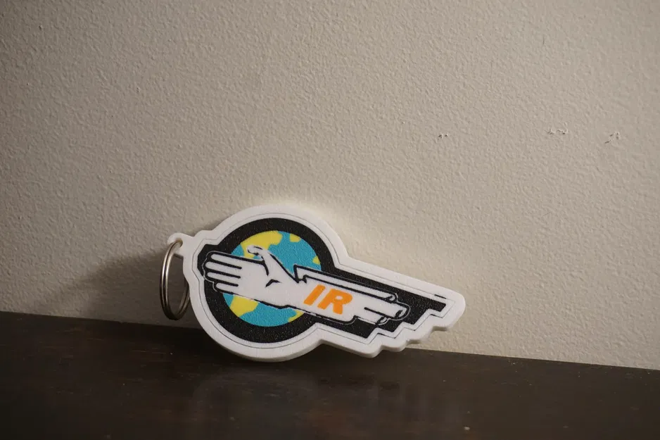 Móc khóa logo International Rescue (Thunderbirds) - Image 1