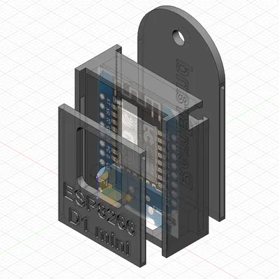 Hộp WeMos D1 mini – vỏ ESP8266 cho cảm biến đi dây