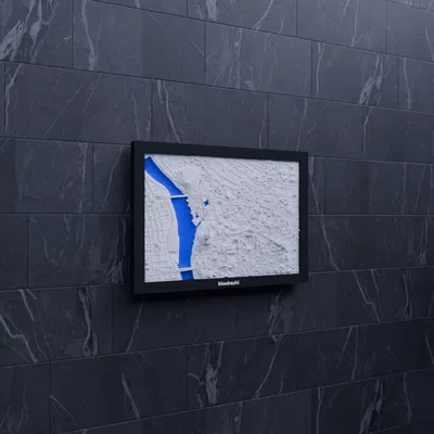 Maebashi, Nhật Bản - Mô hình thu nhỏ 3D