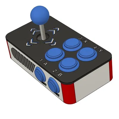 Joystick arcade retro đơn giản