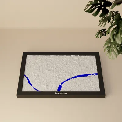 Fukushima, Nhật Bản - Mô hình 3D thu nhỏ