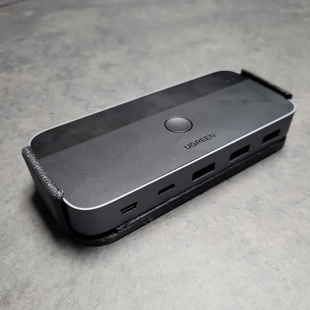 Giá gắn USB KVM UGREEN CM662 (kèm remote) dưới bàn - Image 3