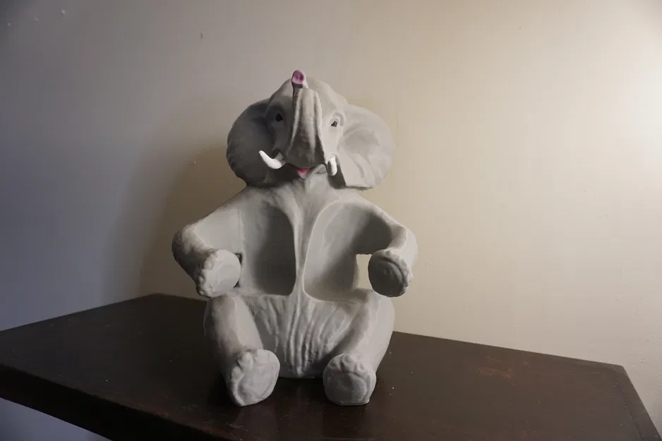 Giá đỡ lọ muối & tiêu hình con voi (Elephant Salt & Pepper Shaker Holder) - Image 3