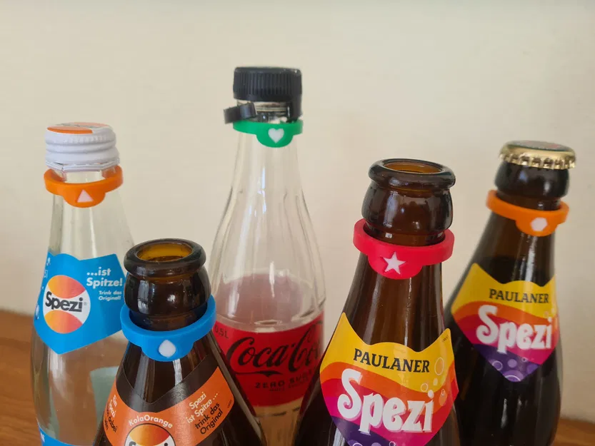 Vòng đánh dấu chai kẹp Clip-on (Marker Rings) - Image 1