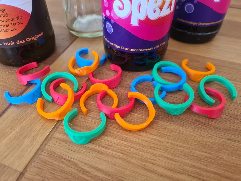 Vòng đánh dấu chai kẹp Clip-on (Marker Rings) - Image 7