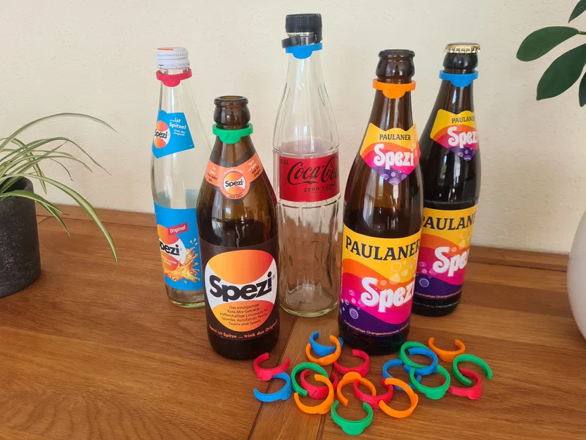 Vòng đánh dấu chai kẹp Clip-on (Marker Rings) - Image 8