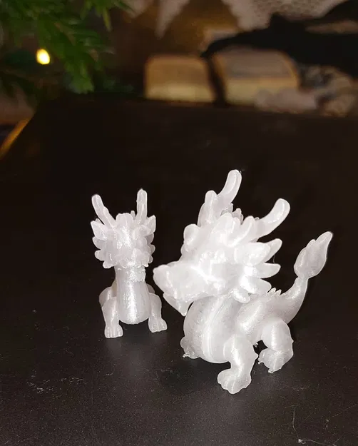 Đồ chơi nhỏ - Dráček đón Năm Mới (như trứng Kinder), in nhanh (tối đa 45 phút) - Image 1