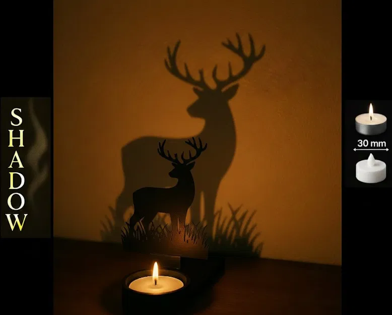Shadow Art - Deer Life (Nghệ thuật bóng đổ - Cuộc sống của nai) - Image 4