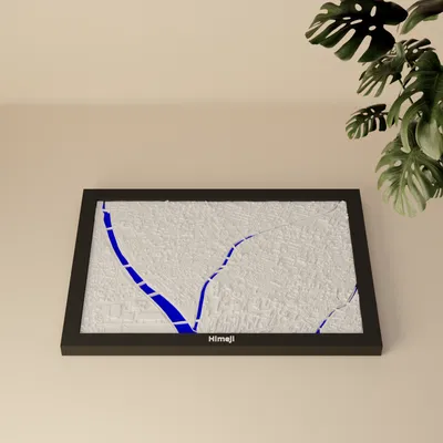 Himeji, Nhật Bản – Mô hình 3D thu nhỏ địa hình