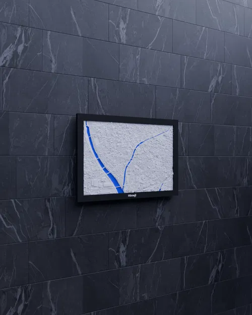 Himeji, Nhật Bản – Mô hình 3D thu nhỏ địa hình - Image 3