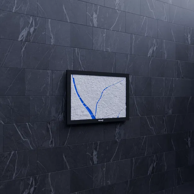 Himeji, Nhật Bản – Mô hình 3D thu nhỏ địa hình - Image 6