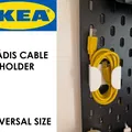 Kẹp giữ dây cáp cho IKEA Skådis (IKEA Skådis Cable Holder) - Thumbnail 1