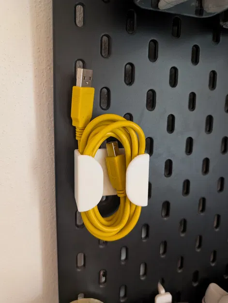 Kẹp giữ dây cáp cho IKEA Skådis (IKEA Skådis Cable Holder) - Image 3