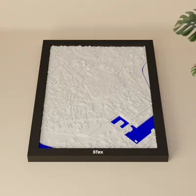 Sfax, Tunisia - Mô hình thu nhỏ 3D