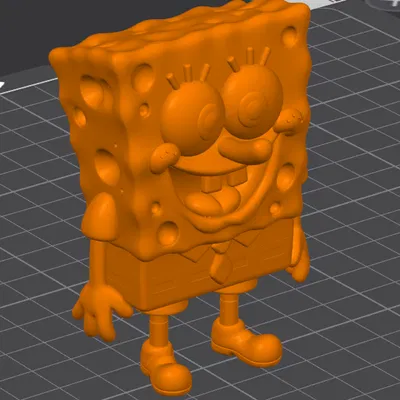 Mô hình 3D SpongeBob SquarePants