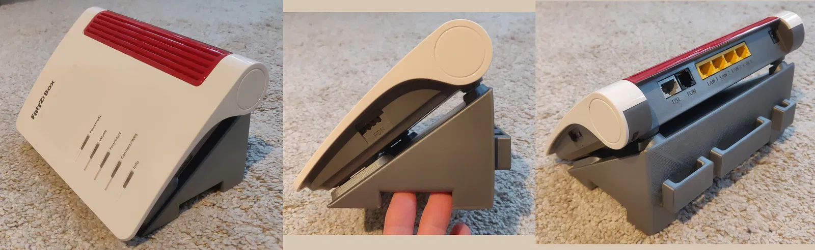 Chân đỡ FritzBox 7530 AX (nghiêng 35°) - Image 1