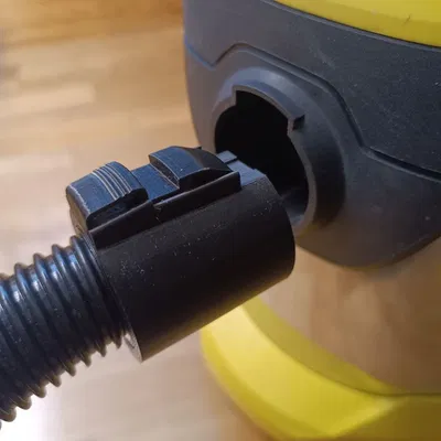 Adapter nối dài ống hút bụi Karcher WD3/WD4 có Swivel & nút khóa