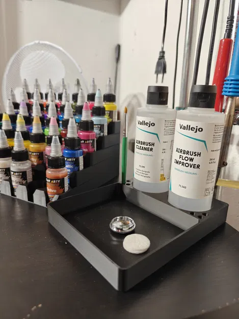 Hệ thống kệ sơn Airbrush – Chai 26mm (Homy Arty) - Image 1