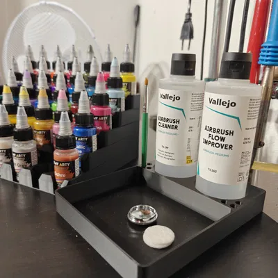 Hệ thống kệ sơn Airbrush – Chai 26mm (Homy Arty)