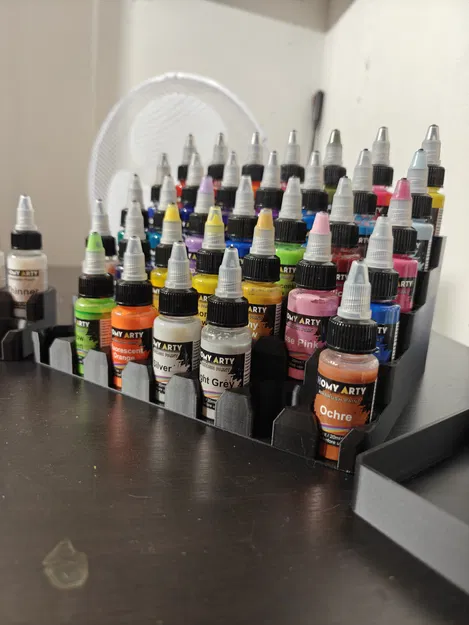 Hệ thống kệ sơn Airbrush – Chai 26mm (Homy Arty) - Image 2