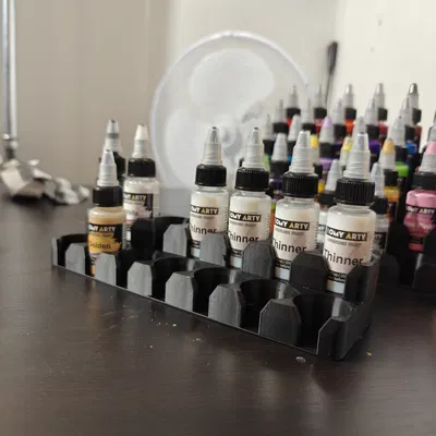 Hệ thống kệ sơn Airbrush – Chai 26mm (Homy Arty)