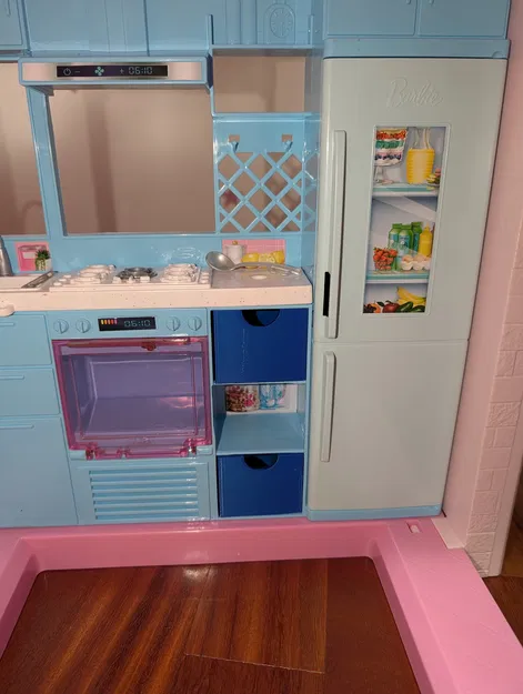 Ngăn kéo cho bếp Barbie Dreamhouse (Barbie dreamhouse drawer) - Image 1