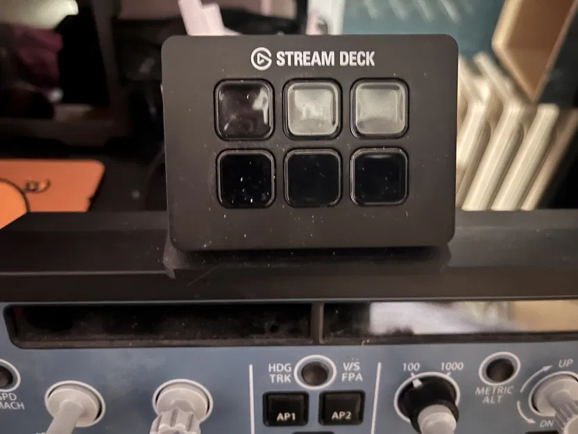 Ngàm gắn Streamdeck Mini cho Winwing\Winctrl Throttle Desk Mount5 - Image 2