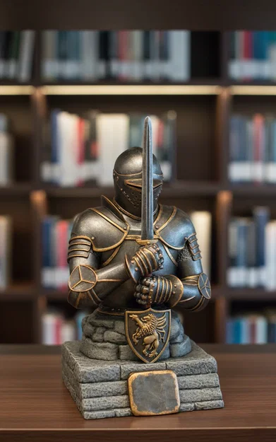 Tượng Bán Thân Hiệp Sĩ (Knight Bust) - Image 1