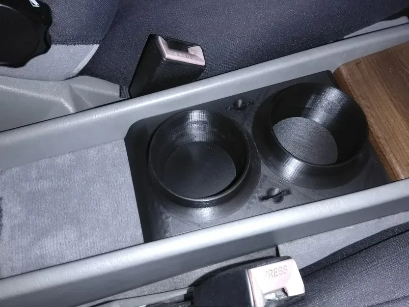 Giá để ly cho Mercedes-Benz W124 (có khe để xu) - Image 2