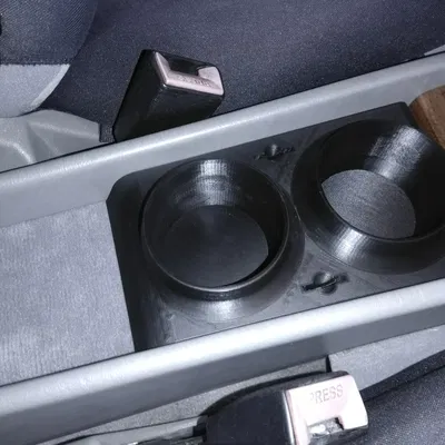 Giá để ly cho Mercedes-Benz W124 (có khe để xu)