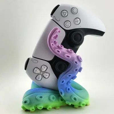 Stand tay cầm PS5 phong cách tentacle