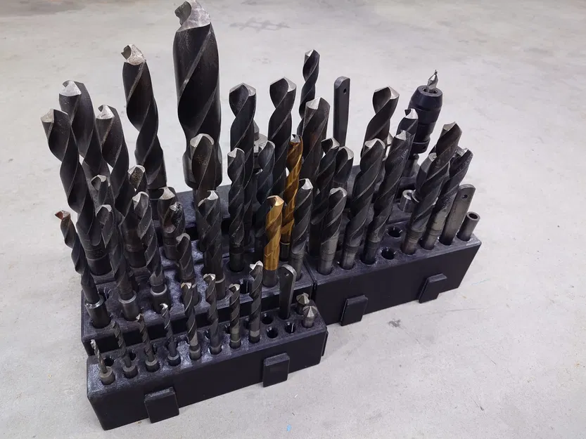 Khay mũi khoan Modular Morse Taper MT1–MT4 - Image 1