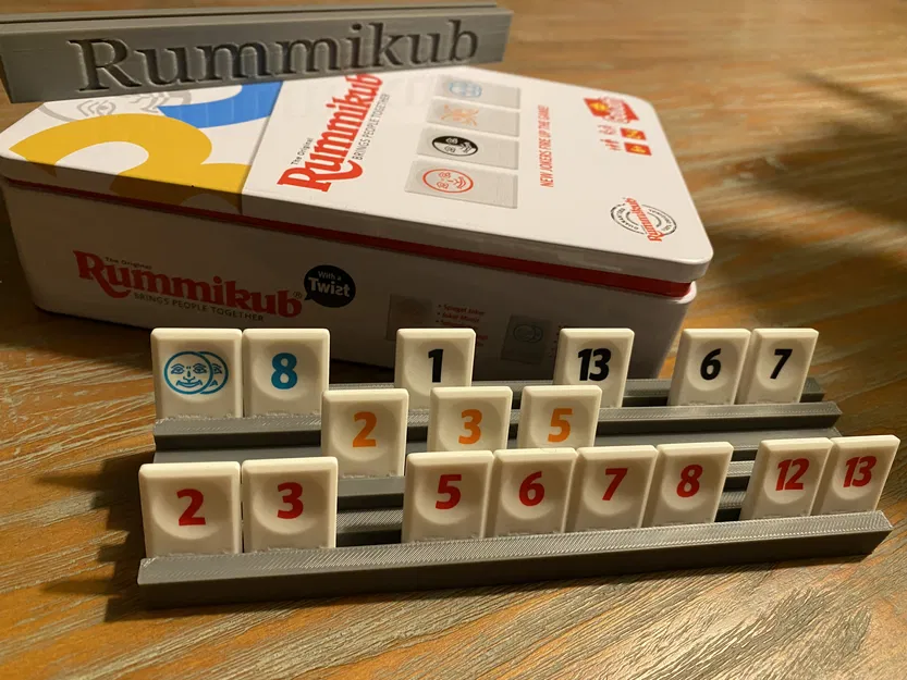 Giá đỡ Rummikub 3 hàng - Image 1