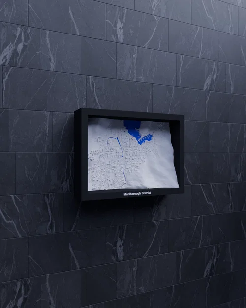 Picton, New Zealand - 3D Miniature (Mô hình địa hình thu nhỏ in 3D) - Image 3