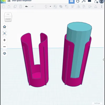Ống đựng/nhả ly shot dùng một lần (Shot-Glass Dispenser)
