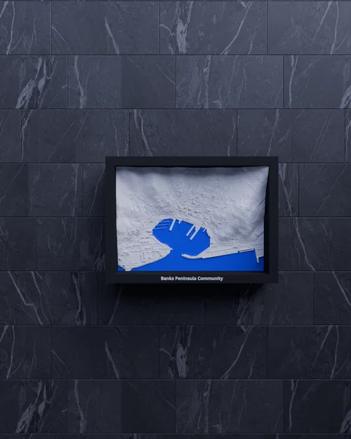 Lyttelton, New Zealand - Mô hình thu nhỏ 3D - Image 1