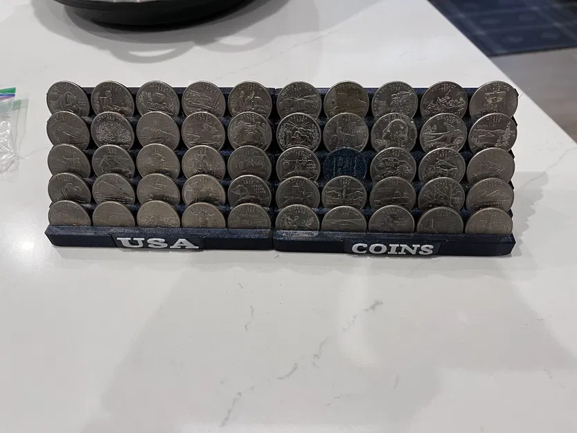 Kệ trưng bày bộ sưu tập Quarter (Quarter Collection Display) - Image 1