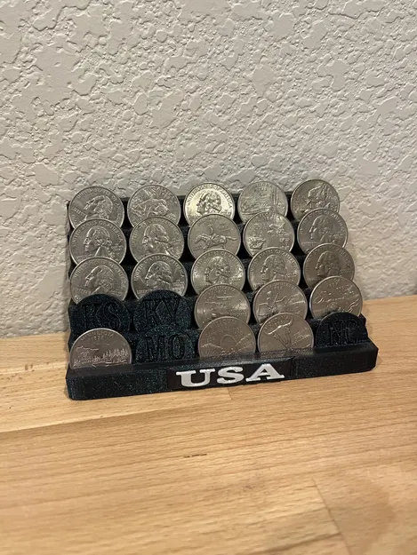 Kệ trưng bày bộ sưu tập Quarter (Quarter Collection Display) - Image 3