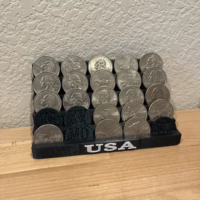 Kệ trưng bày bộ sưu tập Quarter (Quarter Collection Display)