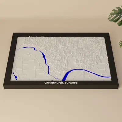 Christchurch, Burwood, New Zealand - Bản thu nhỏ 3D